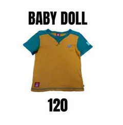 【ベビードール】半袖Tシャツ　バックプリント可愛い　キッズ　子供　120