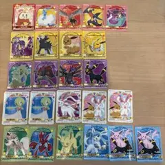 【新品/未使用】丸美屋 ポケモンシール まとめ売り 24枚セットのサムネイル