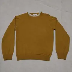 earth　ニットセーター Мサイズ　からし色