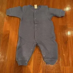 H&M ベビー ロンパース キルティング ブルー 68cm