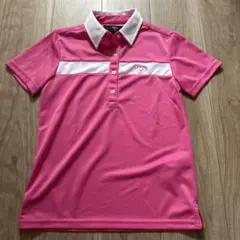 Callaway ピンクポロシャツ サイズM