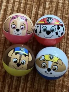 パウ・パトロール ボール 4個セット