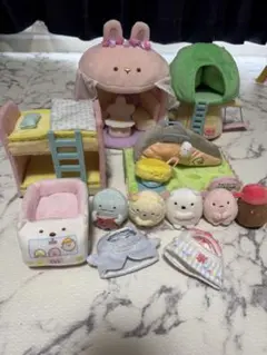 すみっコぐらし　ぬいぐるみと家具セット