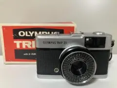 希少ブラック！完動美品☆オリンパス TRIP 35☆赤ベロOK・モルト・光学