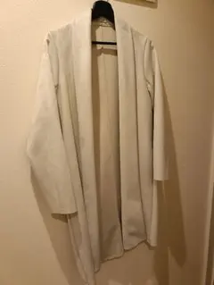 スエード風オフホワイトコート　ZARA