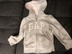 Baby Gapのジップアップパーカー（裏面ボア）