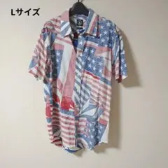 Volcom 半袖シャツ L 国旗柄のサムネイル