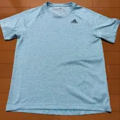 値下げアディダス 半袖 カットソー Tシャツ メンズ ブルー フィットネス