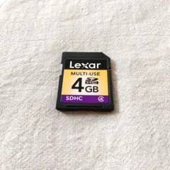 Lexar SDHC 4GB メモリーカード