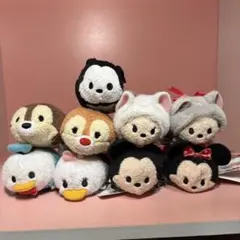 ディズニー　ツムツムぬいぐるみ　まとめ売り　9体　タグ付き
