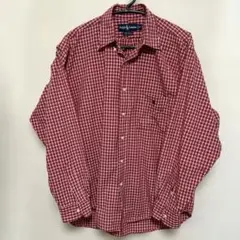 Ralph Lauren Bartlett 赤チェック 長袖シャツ M
