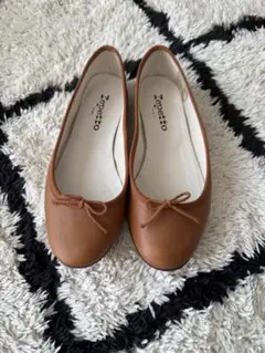 Repetto レペット バレエシューズ ブラウン 37