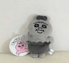 おぱんちゅうさぎ　マスコットチャーム　ぬいぐるみ　モノクロ　しまむらのサムネイル