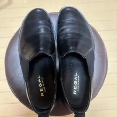 REGAL レザー スリッポン ブラック