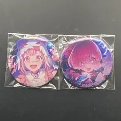 プロセカ 47A 48A 鳳えむ グリッター缶バッジ