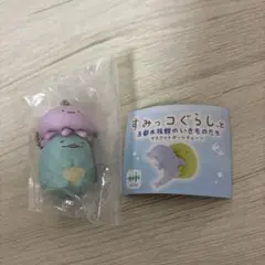 京都水族館限定　すみっコぐらし　ガチャ　とかげ　ミズクラゲ　マスコット