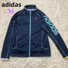 【adidas】CLIMALITEレディース M ネイビー トラックジャケット