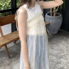 Kastane シアーシャーリングワンピースSET