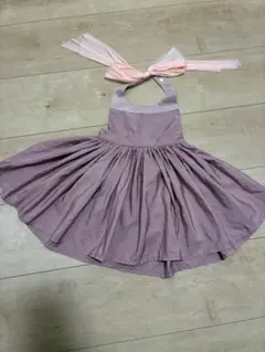 マールマール　お食事エプロン ピンク 80 -90cm