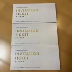 VT HOLDINGS 招待券 3枚セット