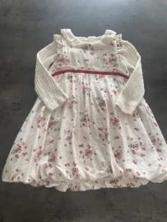 センスオブワンダー　いちごワンピースプラス長袖トップス