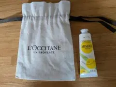 新品★未使用★ロクシタン★パフュームドハンドクリーム★ミモザ★巾着袋付き