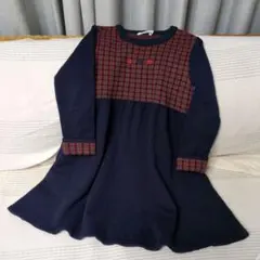 ファミリア　ニットワンピース