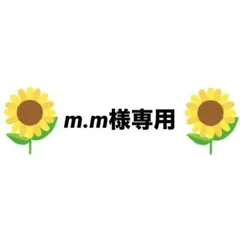 m.m様専用ページ