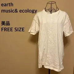 【美品】earth music&ecology/オーバーサイズ/Tシャツワンピ