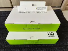 Speed Wi-Fi NEXT W05 本体x2台+クレードルのサムネイル