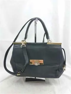 ?マイケル・コース レザー 2WAYハンドバッグ ブラック系 レディース