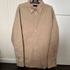 コムサデモード　メン　ブラウンチェック柄シャツ　サイズ3