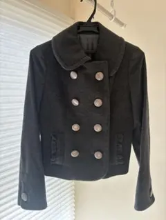 ダークグレー ダブルブレストジャケット