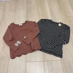 長袖カットソー 2枚セット