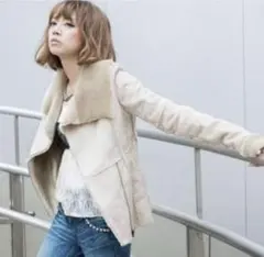 ungrid フェイクムートンコート