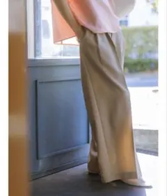 Mila Owen ドライタッチ2タックワイドパンツ