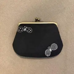 ミナペルホネン　ハンドメイド　親子がま口財布　choucho