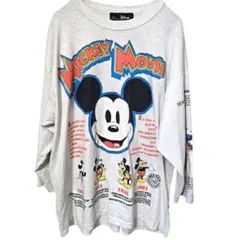 Disney Vintage ディズニー ミッキー 7分袖 カットソー Tのサムネイル