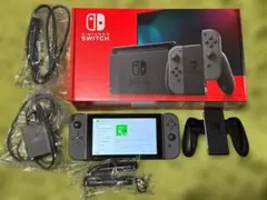 Nintendo Switch グレー 本体 中古 付属品あり