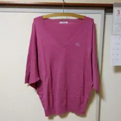 ナイスクラップ　薄手ニット　重ね着用　フリーサイズ