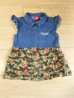Baby doll デニムカモフラワンピース