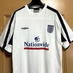 ビンテージ イングランド代表 アンブロ サッカー Tシャツ オフィシャルのサムネイル
