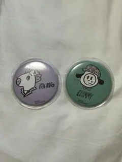 【匿名配送】BT21 缶バッジ JIMIN チミー / MANG ホソク