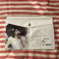 LOVE イコラブ 佐々木舞香 フラットポーチ 缶バッジ DMMスクラッチ
