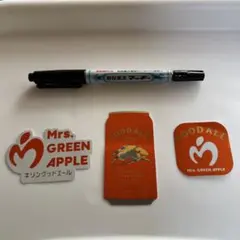 Mrs. GREEN APPLE ステッカー 3枚セット