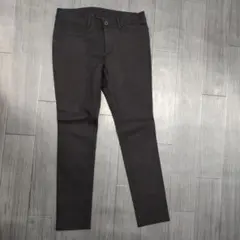 ㊴新品タグ付き MACKINTOSH 黒 カジュアルパンツ 38 ストレッチのサムネイル