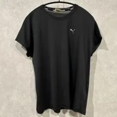 PUMA プーマ トレーニングウェア半袖 スポーツウェア ブラック Lサイズ