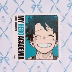 ヒロアカ　緑谷　アートコースター ☆ 僕のヒーローアカデミア ヒロアカ アートコースター RIVALS