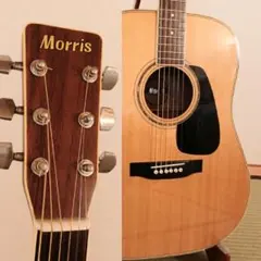 ​【美品/日本製】Morris MD-510 アコースティックギター 木目美麗のサムネイル