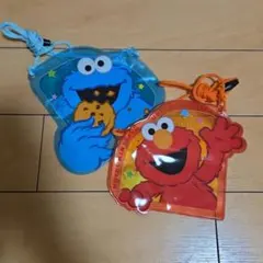 USJ セサミストリート チケットホルダー ミニポーチ 《2点セット》